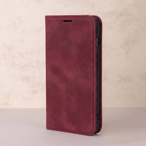 Smart Suede maciņš Honor 600 / Honor 600 Pro bordo