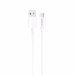 Dudao L4ST USB-A / USB-C cable 2A 1m - white