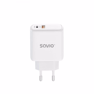 SAVIO LA-06 USB Type A & Type C Quick Charge Power Delivery 3.0 lādētājs