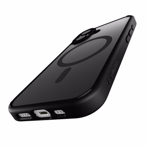 Puro Gradient Magnētiskais Silikona viedtālruņa apvalks iPhone 16 - Melna