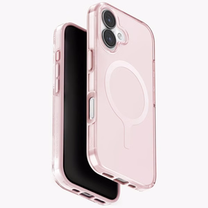 Uniq Clario Magclick uzlādes viedtālruņa apvalks iPhone 17 – rozā