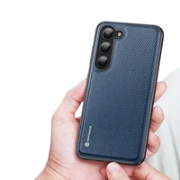 Dux Ducis Fino viedtālruņa apvalks Samsung Galaxy S23+ ar silikona rāmi zils