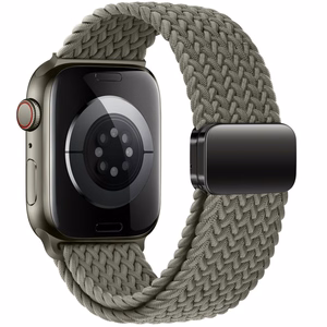 TECH-PROTECT NYLONMAG APPLE WATCH 4 / 5 / 6 / 7 / 8 / 9 / SE / ULTRA 1 / 2 (42 / 44 / 45 / 49 MM) OLĪVU PELĒKS