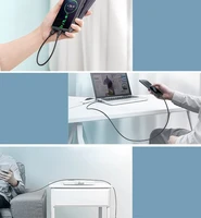 USB kabelis Ugreen US287 USB uz USB-C 3A 1.0m melns