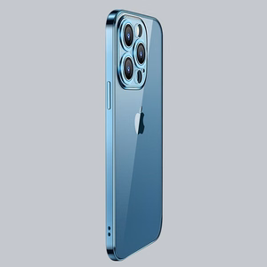 Joyroom Chery Mirror apvalks iPhone 13 Pro metāla rāmis sudraba (JR-BP908 sudraba)