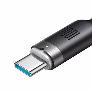 Joyroom S-A63 USB-C–USB-C kabelis, 100 W, 1,2 m, melns