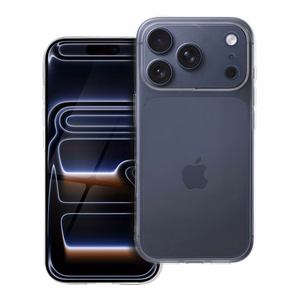 Caurspīdīgs viedtālruņa apvalks 2 mm IPHONE 17 Pro (kameras aizsardzība) caurspīdīgs