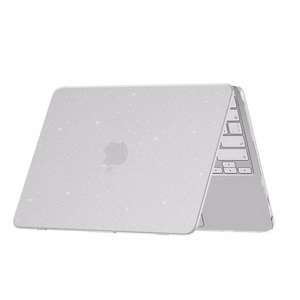 Tech-Protect SmartShell Case for MacBook Neo 13" 2026 - Clear-Glitter