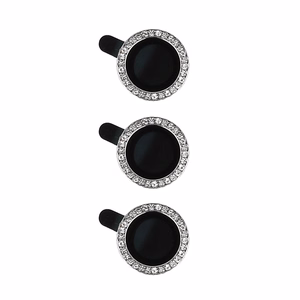 Rūdītais stikls HARD DIAMOND kamerai (LENS) Samsung Galaxy S24 Plus sudraba (3 gab. lēcas)