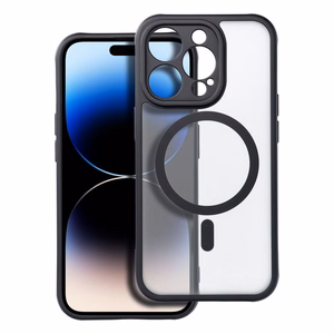 FULL MATTE MAG COVER viedtālruņa apvalks, saderīgs ar MagSafe, paredzēts SAMSUNG S25 EDGE melns