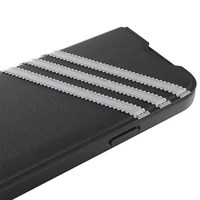 Adidas OR Viedtālruņa apvalks Booklet PU iPhone 14 Pro melns/balts 50196