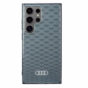 Audi IML Izšuvuma raksts Magnētiskais viedtālruņa apvalks S24 Ultra S928 pelēks/pelēks cietais apvalks AU-IMLMS24U-Q5/D3-GY