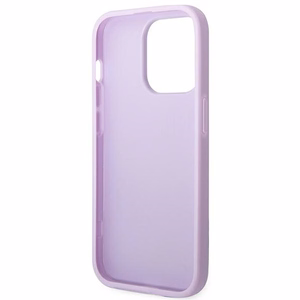 Guess Saffiano siksniņas viedtālruņa apvalks iPhone 14 Pro - violets