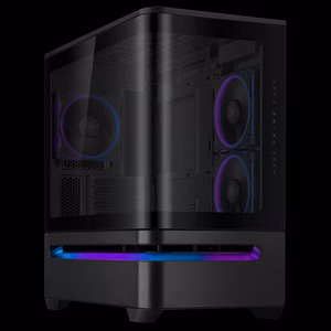 ASUS Prime AP202 TG ARGB melns korpuss