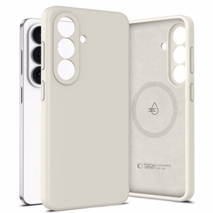 Tech-Protect Silikona MagSafe Maciņš for Samsung Galaxy S26 - bēšs