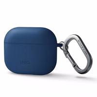 Uniq Nexo apvalks AirPods 3 + silikona ausu āķi - zils
