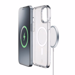 Cellularline Gloss Mag vāciņš ierīcei iPhone 15 Pro Max, saderīgs ar MagSafe, caurspīdīgs