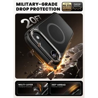 Supcase IBLSN Ares Flip Mag magnētiskais viedtālruņa apvalks MagSafe iPhone 17 Air - melns