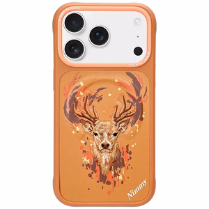Nimmy Briedis MagSafe maciņš iPhone 17 Pro oranžs