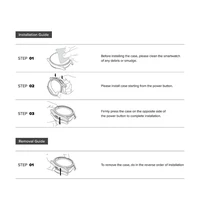 Ringke Slim 2 komplekts viedtālruņa apvalks Samsung Galaxy Watch 8 Classic 46mm - caurspīdīgs-melns