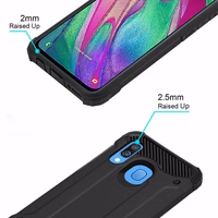 ARMOR viedtālruņa apvalks SAMSUNG A40 melns