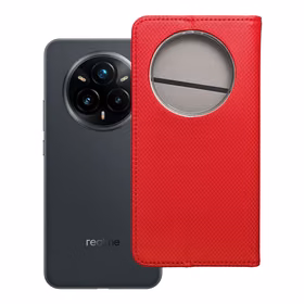 SMART CASE grāmatas apvalks REALME 14 PRO PLUS sarkans