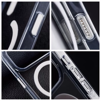 Maciņš for Samsung S26 PLUS Forcell F-Protect Clear Hybrid Premium saderīgs ar MagSafe caurspīdīgs