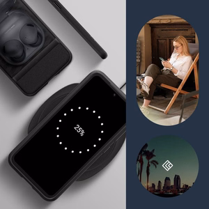 Caseology Parallax viedtālruņa apvalks Samsung Galaxy S23 FE - matēts melns