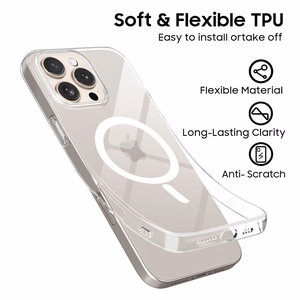 Tech-Protect FlexAir MagSafe iPhone 16e viedtālruņa apvalks - caurspīdīgs