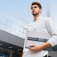 Tech-Protect ULS300 klēpjdatora statīvs - pelēks