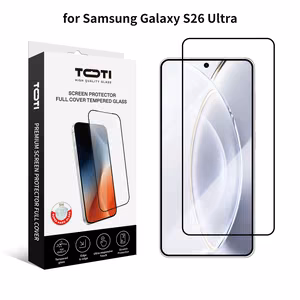 TOTI PREMIUM rūdīts stikls 2.5D ekrāna aizsargs pilnam virsmai priekš Samsung Galaxy S26 Ultra