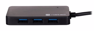 NATEC sadalītājs USB 3.0 Moth (4 porti, melns)