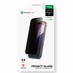 Aizsargstikls ar privātuma funkciju iPhone 16 Pro