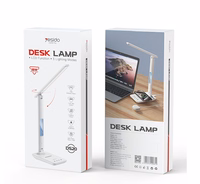 Yesido galda lampa DS20 induktīva ar LCD displeju balta
