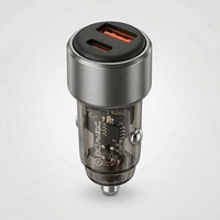 Blavec Auto lādētājs BS-05B Nitro - USB + Type C - QC 3.0 18W PD 65W (CCBS05BN-UCB) melns