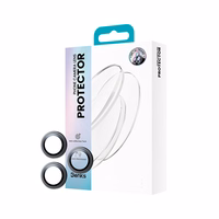 Benks Rūdīts stikls Glass Warrior Objektīva Aizsardzība kamerai Iphone 16/16 Plus (2 objektīvi) pelēka