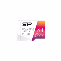 Silicon Power Elite Colorful 64 GB MicroSDHC UHS-I Class 10 atmiņas karte