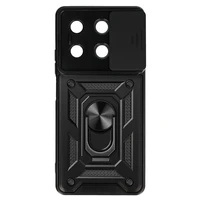 Slide Camera Armor Apvalks Xiaomi Redmi Note 13 5G melns