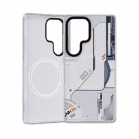 Benks Dynamic magnētiskais Mecha viedtālruņa apvalks (D045) Samsung Galaxy S25 Ultra, balts