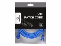 Gembird UTP Cat6 kabelis RJ45 5m zils