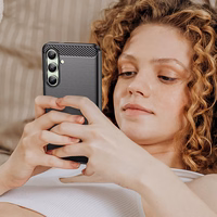 Oglekļa viedtālruņa apvalks Samsung Galaxy S24 FE - melns