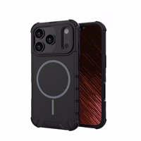 Defender 2in1 Mag maciņš for iPhone 17 Pro 6,3" melns