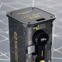 Portatīvais lādētājs Dudao "K16Pro" Melns 20000mAh 22.5W (QC3.0/ USB) (LED displejs)