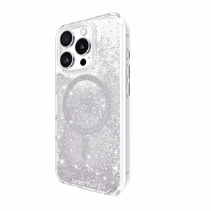 Case-Mate Waterfall MagSafe vāciņš ierīcei iPhone 16 Pro, sudraba krāsā