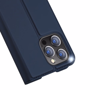 Dux Ducis Skin Pro viedtālruņa apvalks atverams vāciņš iPhone 14 Pro Max zils