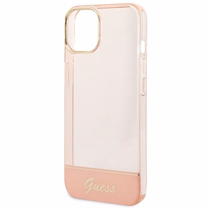Guess GUHCP14MHGCOP iPhone 14 Plus 6.7 "rozā/rozā cietais apvalks Translucent