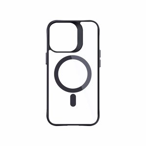 3mk Satin Armor MagCase ar MagSafe iPhone 15 Pro Max - caurspīdīgs ar melnu rāmi