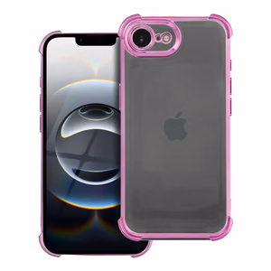 Viedtālruņa apvalks ANTISHOCK ELECTRO IPHONE 16e (SE 4 2025) rozā