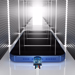 Baseus kabelis Simple Wisdom USB - Lightning 1,5 m 2,4A balts 2 gab.
