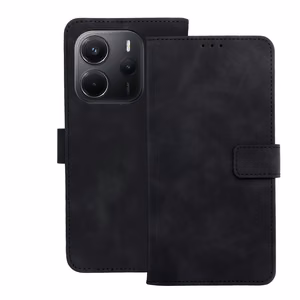 Flip case for Xiaomi Redmi NOTE 14 4G (GLOBAL - 164.84mm x 78.15mm x 8.16mm) Tender Book black